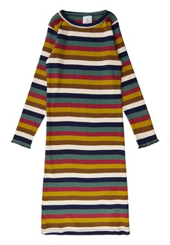 The New Vallery LS Rib dress - Apple butter